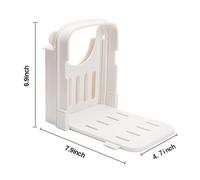 Trancheuse À Pain Guide Réglable Pain Rôti Pain Trancheuse Cutter Pliant Toast Tranchage Moule H88f