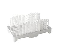 Trancheuse à pain manuelle, coupe pain faite maison, épaisseur réglable, base pliable pour miettes, idéale pour la découpe de gâteaux, sandwich, 33 x 15 x 35,6 cm, couleur blanche, 1 pièce