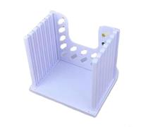 Trancheuse à pain réglable avec design pliable et plateau à miettes pour une épaisseur uniforme des tranches dans les toasts, sandwich, fromage et préparation des aliments