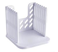 Trancheuse à pain réglable pour pain fait maison - Guide de coupe de toast avec design compact pliable et plateau facile à nettoyer, coupe-pain de cuisine multifonction pour trancher les toasts