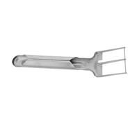 Trancheuse à Pastèque en Acier Inoxydable 430, Coupe Melon | Deux Coupes, Base Antidérapante, Structure sans Joint, pour Cantaloups et Marchés, Argenté