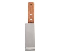 Trancheuse à Pastèque en Acier Inoxydable 430, Manche Bois Triangulaire | Découpe Rapide des Melons et Ananas, Ustensile Compact pour Goûters Garçon Fille, Repas Familiaux et Buffets Barbecue