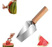 Trancheuse à PastèQue En Acier Inoxydable, Coupe-PastèQue Triangulaire, Outil De SéParation De Fruits Pour Pique-Nique D'éTé, Barbecue, Gadget De Cuisine Facile Pour Cantaloup (1PCS)