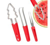 Trancheuse à pastèque, petite fourchette à pastèque - Outils de coupe de fruits, boules d'ananas, moules cantaloup pour l'extérieur et la plage