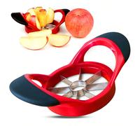 Trancheuse à pomme - Coreur/Trancheuse à pomme en acier inoxydable professionnel - Super aiguisé - Outil de coreur à pomme avec 8 lames aiguisées Taille UniqueABS