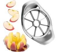 Trancheuse à Pomme en Acier Inoxydable,Trancheuse à Fruits, Portionneuse à Pomme, Coupe Pomme Acier Inoxydable pour une Coupe Rapide et Facile des Fruits