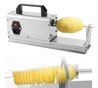 Trancheuse à pommes de terre électrique commerciale 3 en 1, trancheuse à pommes de terre en spirale Tornado, coupe-tranches plus épaisses pour pommes de terre, carottes, pommes 40 W