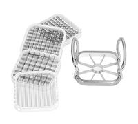 Trancheuse à pommes extra large à 8 lames, coupe-pomme en acier inoxydable robuste et séparateur