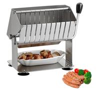 Trancheuse à saucisses de qualité supérieure, coupe guillotine pour chorizo, pepperoni et viandes séchées, épaisseur de coupe réglable 8,5 mm/17 mm