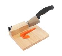 Trancheuse à Saucisson,Affûteur Intégré,Inoxydable et Bois de Caoutchouc | Trancheuse à pain,Planche à Découper,Lame biseautée,Graduations de mesure,Pour couper du bacon,gâteau de riz,légumes