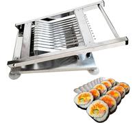 Trancheuse à sushis - Coupe sans effort des rouleaux de sushi parfaits pour trancher rapidement et uniformément, idéal pour la cuisine japonaise et la cuisine à la maison