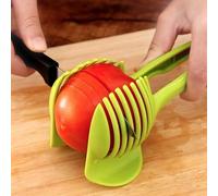 Trancheuse à tomates en plastique, une trancheuse de légumes et de fruits facile à nettoyer qui respecte l'ergonomie et est adaptée pour couper avec précision les tomates, les citrons, les pommes de