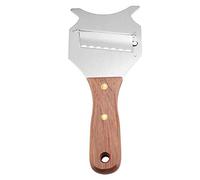 Trancheuse à truffes/rasoir/cutter - Trancheuse à fromage - Rasoir à chocolat - Fabriqué en acier inoxydable et beau manche en bois - Avec lame réglable - Pour ustensiles de cuisine