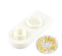 Trancheuse à œufs à la coque, en acier inoxydable - Outil de coupe 2 en 1 pour lave-vaisselle - Gadgets de cuisine pour aliments mous - Tomates, fruits, champignons, cerises, bananes, petit-déjeuner