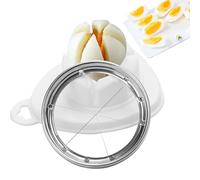 Trancheuse à œufs - Coupe-œufs | Trancheuse robuste pour œufs durs fraises fruits garnitures | Trancheuse à œufs en acier inoxydable Gadgets de cuisine trancheuse pour beurre fromage pour trancher