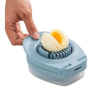 Trancheuse À Œufs Durs 3 En 1 - Séparateur De Fil En Acier Inoxydable, Outil Multifonction Pour Diviser Les Œufs Pour Salade, Sandwich, Sushi, Préparation Du Déjeuner | Accessoire De Hachoir De Cuisin