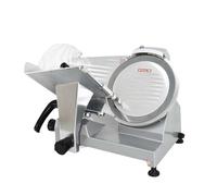 Trancheuse à Viande Commerciale 8"/10"/12", Trancheuse éLectrique 120W/150W/250W à éPaisseur RéGlable, Semi-Automatique pour Usage Domestique, Coupe Facile Tous Aliments,12 in