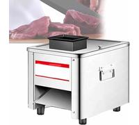 Trancheuse à Viande Électrique 850W, Machine en Acier Inoxydable avec Épaisseur Réglable 0-21mm - Pour Poulet, Légumes, Jambon - Fonction Dés et Émincé - Usage Domestique et Professionnel - Lame 5mm I