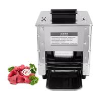 Trancheuse à viande électrique commerciale - Cuisine professionnelle et utilisation domestique, nettoyage sans effort, parfaite pour trancher le porc, le bœuf, la charcuterie et les fromages