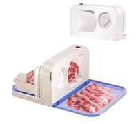 Trancheuse à Viande électrique, Trancheuse à Pain Pliable 150w, épaisseur Réglable 1-15 Mm & Lame Dentée En Acier Inoxydable De 16,5 Cm, Trancheuse à Viande Pour Fromage, Pain Et Usage Commercial