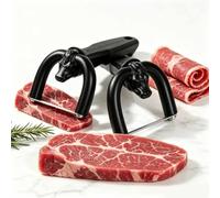 Trancheuse à viande et porc, pareuse, ergonomique et manuelle (2 Pcs)