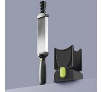 Trancheuse À Viande Manuelle en Acier Inoxydable Machine de Coupe Portable Lame Réglable avec Jeux Lames Une 18 Tranches pour Trancher la Et Déchiqueter black