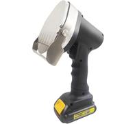 Trancheuse à viande portable, trancheuse à viande professionnelle sans fil, trancheuse à kebab électrique domestique, couteau à kebab Doner avec 2 lames, épaisseur réglable de 0 à 8 mm