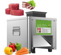 Trancheuse À Viande Professionnelle 850W - Coupe-Viande Électrique 310t/min, Acier Inoxydable, 150kg/h, Trancheuse Pour Charcuterie, Jambon, Saucisson Et Légumes(10mm)
