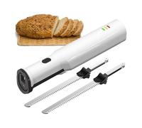 Trancheuse à viande sans fil avec 2 lames en acier inoxydable, facile à nettoyer, for viandes et pain