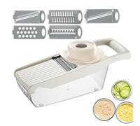 Trancheuse alimentaire avec support à main, trancheuse de pommes de terre mandoline,Coupe-légumes professionnel - Râpe à fromage domestique, trancheur de carottes et de tomates pour café,