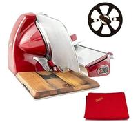 Trancheuse - BERKEL - Home Line 200 Plus - Lame 19,5 cm - Rouge - Planche en bois