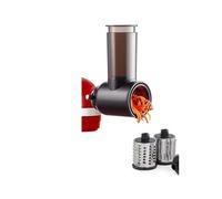 Trancheuse/broyeur Compatible avec les mélangeurs sur socle KitchenAid comme accessoire de hachoir à légumes-machine à salade hachoir à viande de cuisine(BLACK)