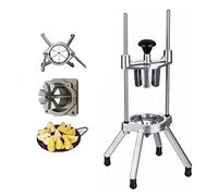 Trancheuse commerciale de citron et de lime, trancheuse à citron 6 wedges, trancheuse de légumes outils de coupe de fruits pour bar restaurant (6 Section)