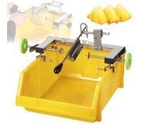 Trancheuse d'ananas, machine à éplucher manuelle avec lame tranchante, outil à double levier facile à utiliser pour la maison, les restaurants, les bars et les supermarchés