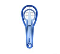 Trancheuse d'avocat 3 en 1 avec cutter et dénoyauteur, lame en acier inoxydable et poignée antidérapante pour une préparation facile des fruits, kit passe au lave-vaisselle (bleu foncé)