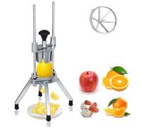 Trancheuse de citron vert en acier inoxydable pour légumes et fruits, idéal pour les tomates, les pommes de terre, les oignons, qualité commerciale essentiel de cuisine