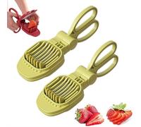 Trancheuse de fruits, trancheuse de banane et de légumes, trancheuse d'œufs pour œufs durs, coupe-œufs, coupe-fraises, outil de tranchage portable, gadget de cuisine partiel
