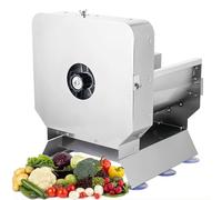 Trancheuse de légumes électrique, 40 W, machine alimentaire commerciale avec une épaisseur de 1 à 10 mm, processeur de tranchage entièrement automatisé pour casserole chaude, barbecue, restaurant