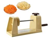 Trancheuse de légumes en spirale avec 4 lames, base antidérapante pour trancher rapidement et facilement, parfait pour les carottes et les pommes de terre