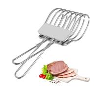 Trancheuse de légumes - Pince à pain en acier, pince à rôtir, guide de trancheuse à pain, couteau de rôti, couteau de bœuf, gadgets de cuisine pour légumes, fruits, pain