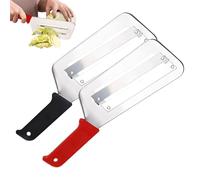 Trancheuse de pommes de terre en acier inoxydable avec double lame pour cuisine domestique commerciale, camping, salades de chou et repas Chef