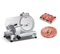 Trancheuse de viande électrique commerciale semi-automatique avec épaisseur réglable pour trancher le fromage et les légumes
