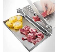 Trancheuse de viande manuelle en acier inoxydable - Coupe-bœuf efficace pour la maison et les cuisines commerciales