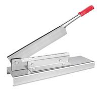 Trancheuse de viande manuelle en acier inoxydable multifonction pour bœuf, poulet, bacon, agneau, jambon, légumes, fruits, base stable, facile à nettoyer, tranchage efficace