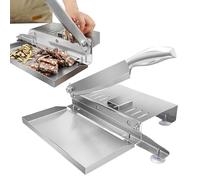 Trancheuse de viande manuelle - Machine à guillotine commerciale en acier inoxydable pour couper le poulet, le canard, le poisson, l'agneau et les os de viande