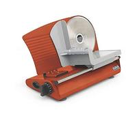 Trancheuse électrique 150 W lame en acier inoxydable 220 mm coupe 0/15 mm orange
