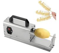 Trancheuse électrique 3 en 1 pour pommes de terre, carottes, pommes. Vitesse de rotation : 200 tr/min, 40 W.