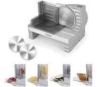 KitchenCook - Trancheuse électrique Mslicex - avec double lames inox