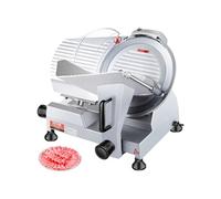 Trancheuse Electrique Commerciale Trancheuse à Jambon 25cm 240W 400tr/min en Inox