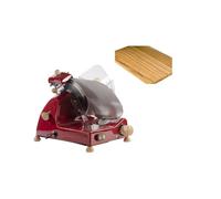 Trancheuse Electrique Curvy Line C250r-Lame De 25 Cm-Crayon Fixe + Kit Bois De Frêne (Rouge)